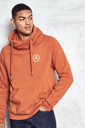 Just Hoods Cross Neck Hoodie