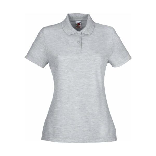 Fruit of the loom 65/35 Lady-Fit Polo Heather Grey XXL
