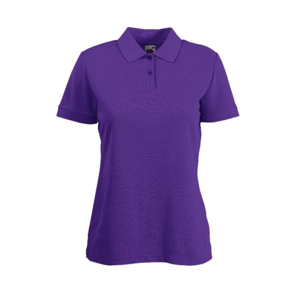 Fruit of the loom 65/35 Lady-Fit Polo Purple XXL