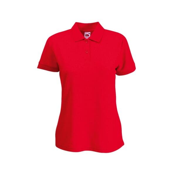 Fruit of the loom 65/35 Lady-Fit Polo Red XXL