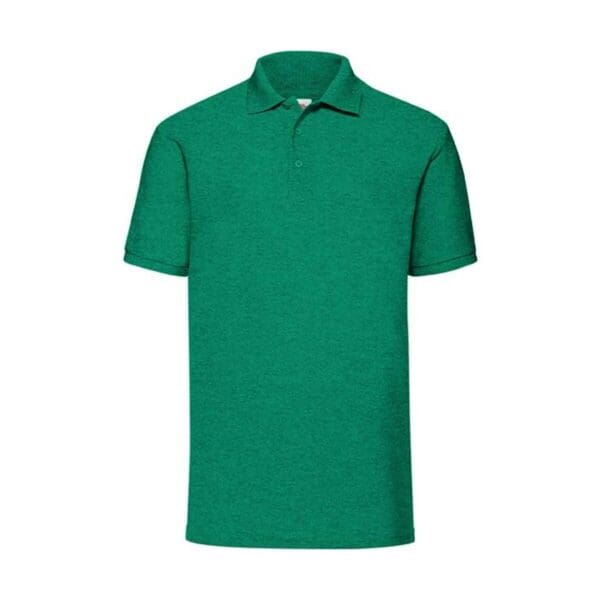 Fruit of the loom 65/35 Pique Polo Heather Green 3XL