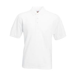 Fruit of the loom 65/35 Pique Polo White 5XL