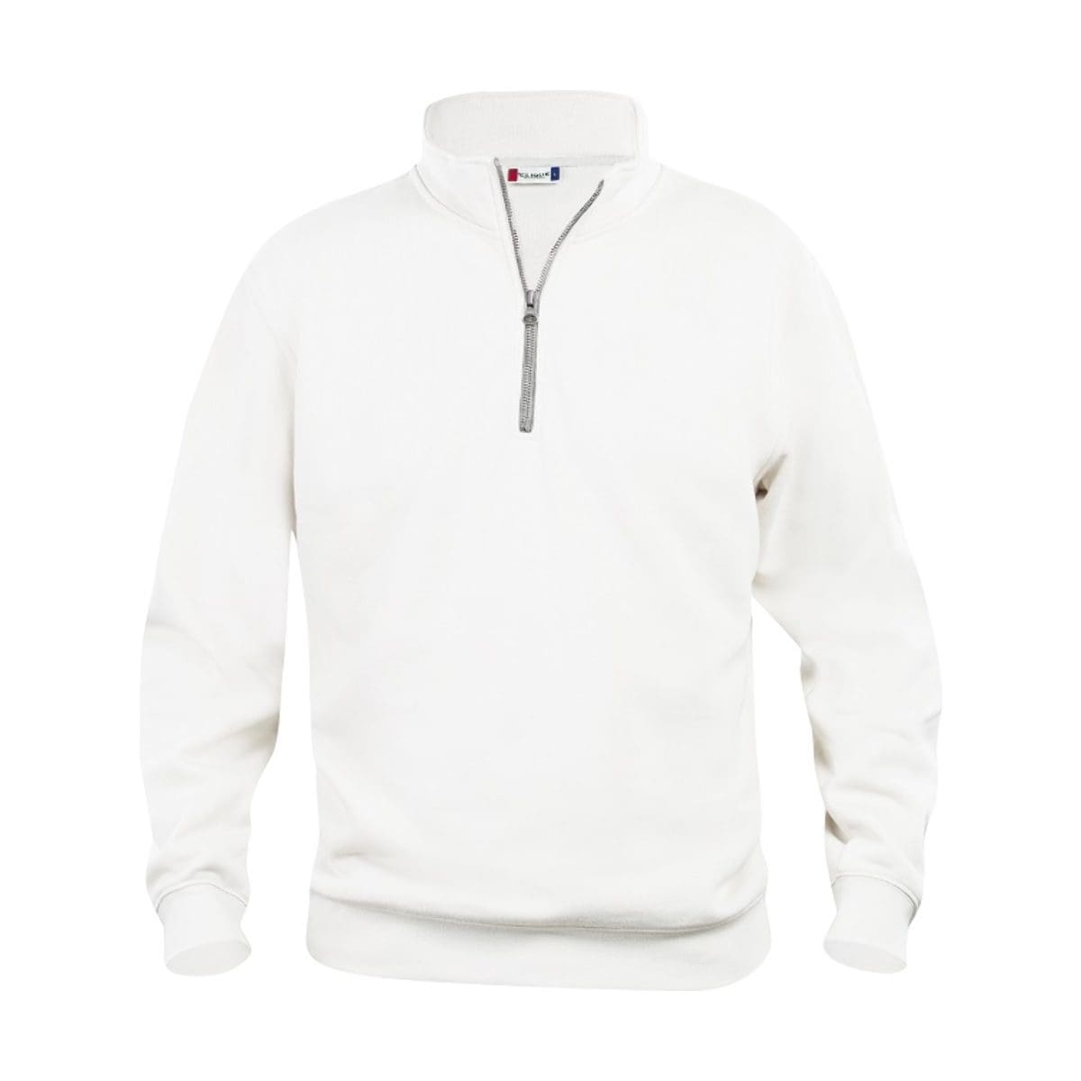 White half zip hoodie sales
