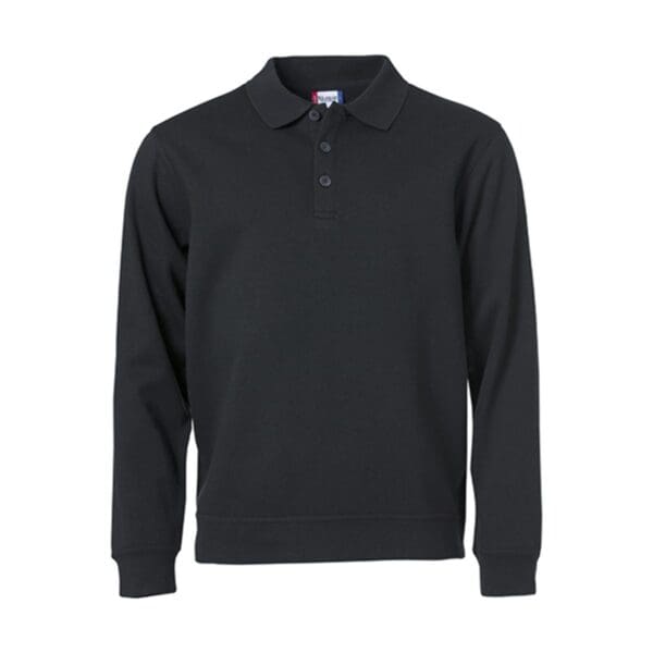 Clique Basic Polo Sweater zwart 5XL