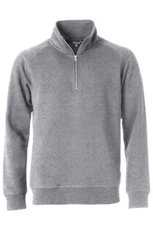 Clique Classic Half Zip grijsmelange 5XL