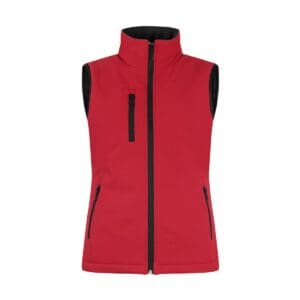 Clique Padded Softshell Vest Lady rood XXL