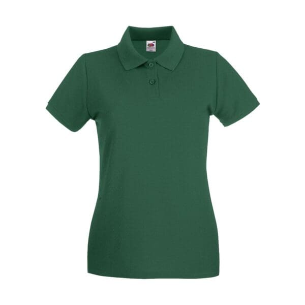 Fruit of the loom Lady-Fit Premium Polo Bottle Green XXL