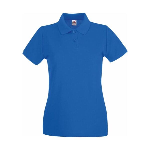 Fruit of the loom Lady-Fit Premium Polo Royal Blue XXL