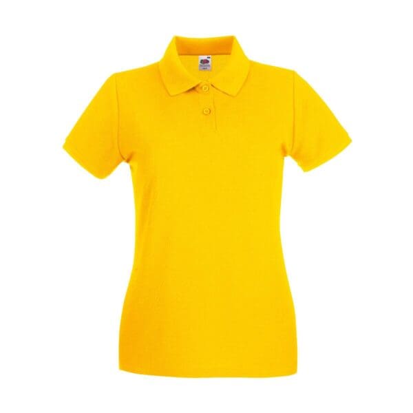 Fruit of the loom Lady-Fit Premium Polo Sunflower XXL