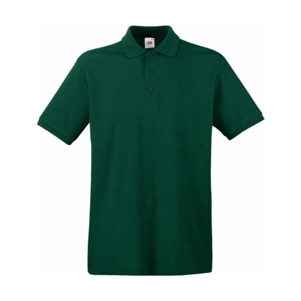 Fruit of the loom Premium Polo Bottle Green 3XL