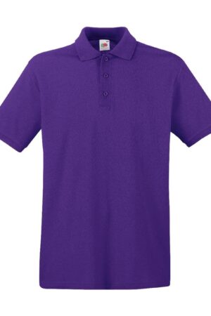 Fruit of the loom Premium Polo Purple 3XL