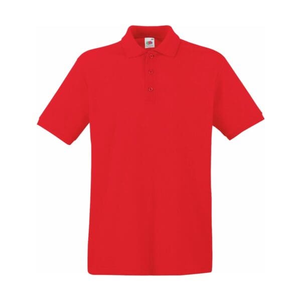 Fruit of the loom Premium Polo Red 3XL