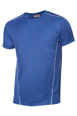 Clique Ice Sport-T kobalt/wit XXL