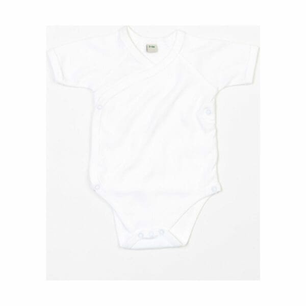 Babybugz Baby Organic Kimono Bodysuit White 6-12 maanden (80-86)