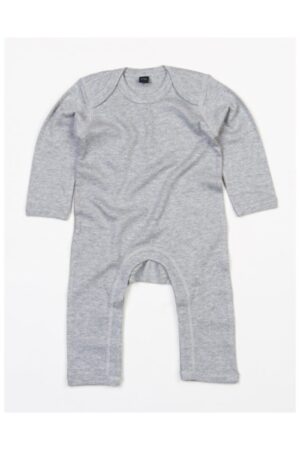 Babybugz Baby Rompasuit Heather Grey Melange 12-18 maanden (86-92)