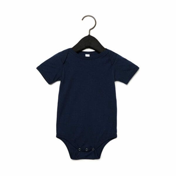 Bella Canvas Baby Jersey Short Sleeve Onesie Navy 18-24 maanden