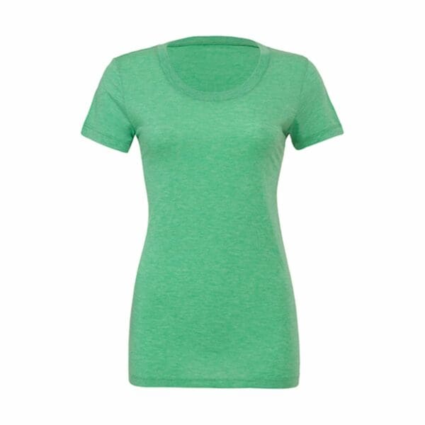 Bella Canvas Bella Triblend Crew Neck T-Shirt Woman Green Triblend (Heather) XL