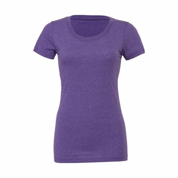 Bella Canvas Bella Triblend Crew Neck T-Shirt Woman Purple Triblend (Heather) XL