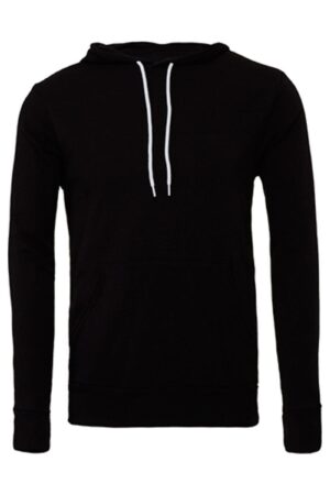 Bella Canvas Canvas Unisex Pullover Poly-Cotton Fleece Hoodie Black XXL
