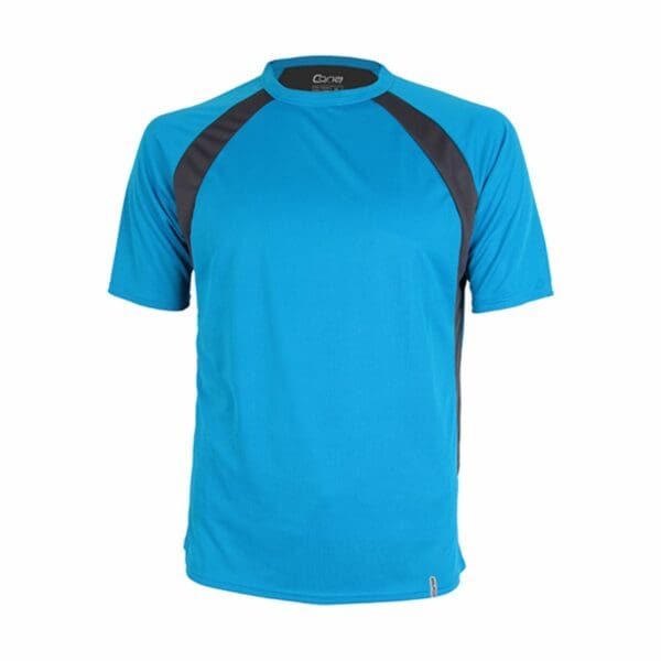 CONA SPORTS Pace Tech Tee Azure Blue Anthracite XXL