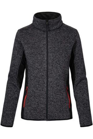 Promodoro Promodoro Women`s Knit Jacket Workwear Heather Graphite 3XL