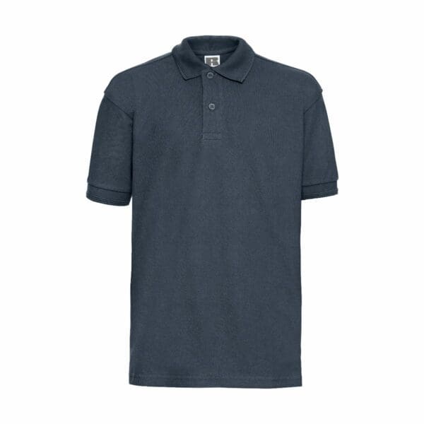 Russel Children's Hardwearing Polycotton Polo French Navy 12-13 jaar (152-158)