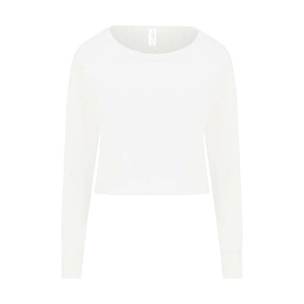 Just Hoods Women´s Cropped Sweat Arctic White XL