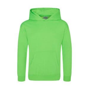 Just Hoods Kids` Electric Hoodie Electric Green 12-13 jaar (152-158)