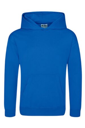 Just Hoods Kids Sports Polyester Hoodie Royal Blue 5-6 jaar (110-116)