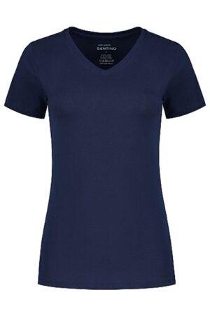 Santino T-shirt Jazz Ladies V-neck Real Navy XXL
