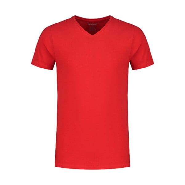 Santino  T-shirt Jazz V-neck Red XXL