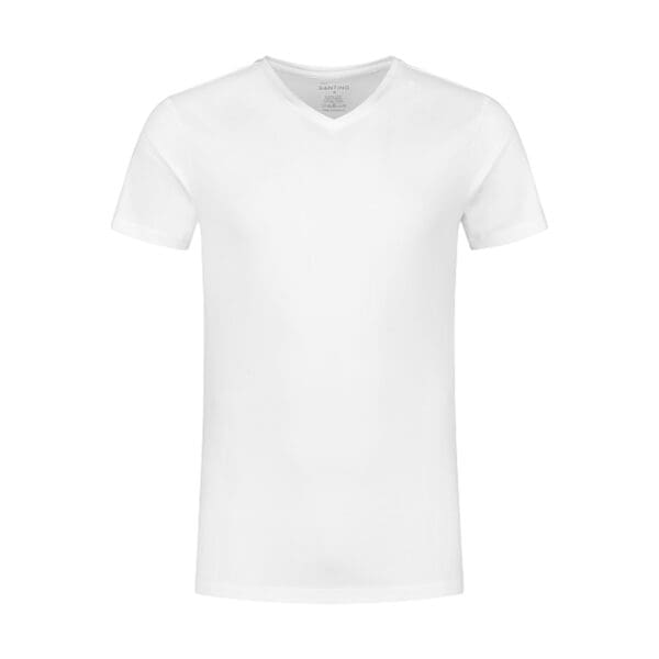 Santino  T-shirt Jazz V-neck White XXL