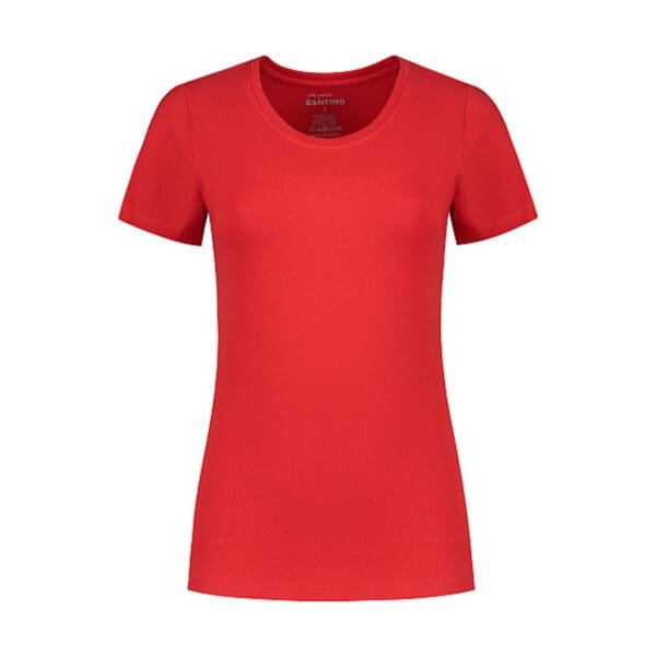 Santino  T-shirt Jive Ladies C-neck Red XXL
