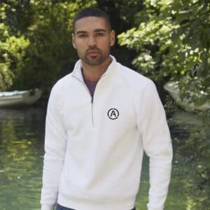 Premium Zip-Neck Sweat (Pullover)