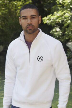 Premium Zip-Neck Sweat (Pullover)