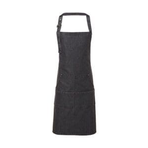 Premier Workwear Premier Workwear Jeans Stitch Denim Bib Apron Black Denim (ca. Pantone 433)