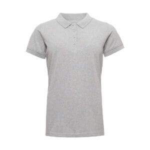 Pure Waste Women's Pique T-Shirt Grey Melange XXL