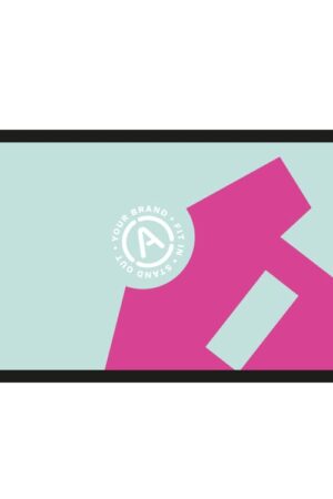 Allover bedruckte Fußmatte M