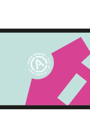 Allover bedruckte Fußmatte L