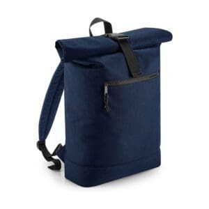 BagBase Recycled Roll-Top Backpack Navy