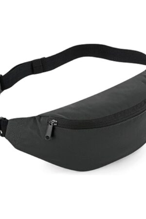 BagBase Reflective Belt Bag Black Reflective