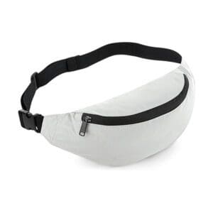 BagBase Reflective Belt Bag Silver Reflective