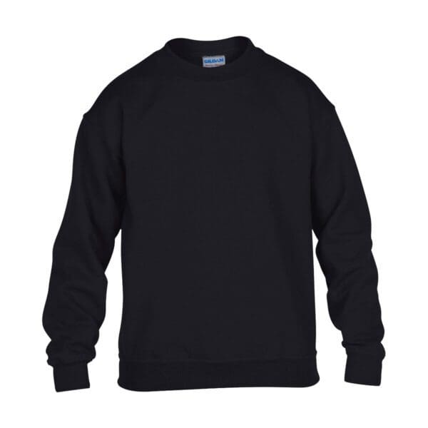 Gildan Sweater Crewneck HeavyBlend for kids Black XS