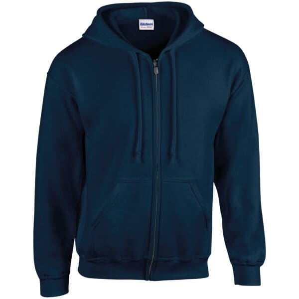 Gildan Sweater Hooded Full Zip HeavyBlend for him Navy XXL