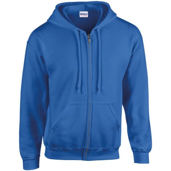 Gildan Sweater Hooded Full Zip HeavyBlend for him Royal Blue XXL