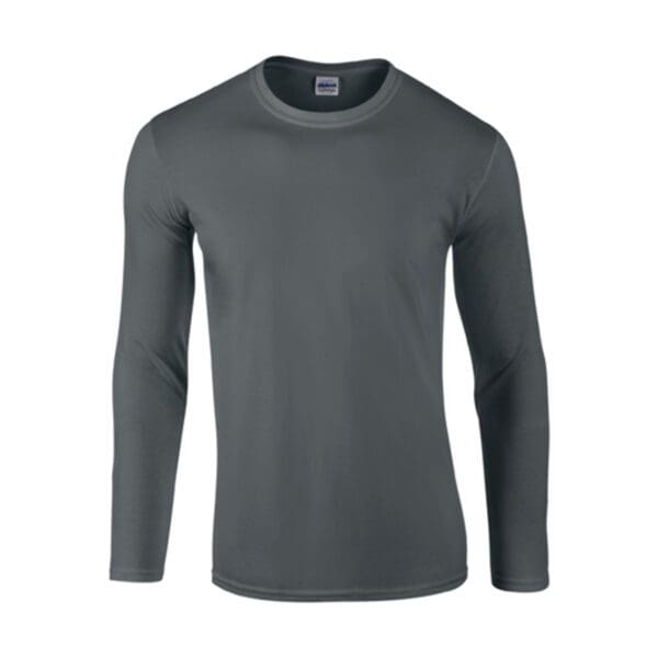 Gildan T-shirt SoftStyle LS unisex Charcoal XXL
