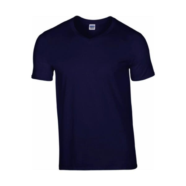 Gildan T-shirt V-Neck SoftStyle SS for him Navy XXL