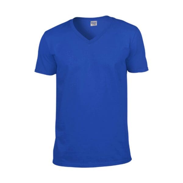Gildan T-shirt V-Neck SoftStyle SS for him Royal Blue XXL