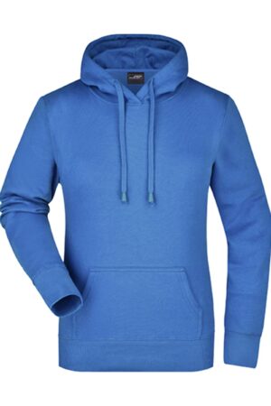 James & Nicholson Ladies´ Hooded Sweat Royal XXL