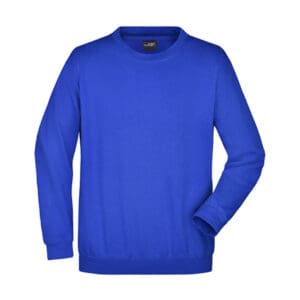 James & Nicholson Round Sweat Heavy Royal 5XL